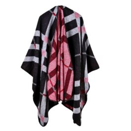 Poncho Femme Long