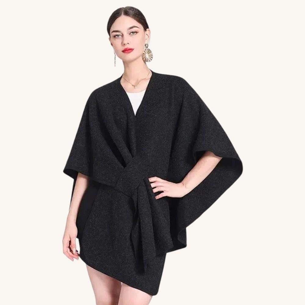 Châle Ouvert Surdimensionné Pour Femme – 153 X 127 Cm – Polyester Doux – Poncho écharpe Tendance – Pour Mariage, Soirée, Quotidien