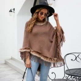 Pull Poncho Marron