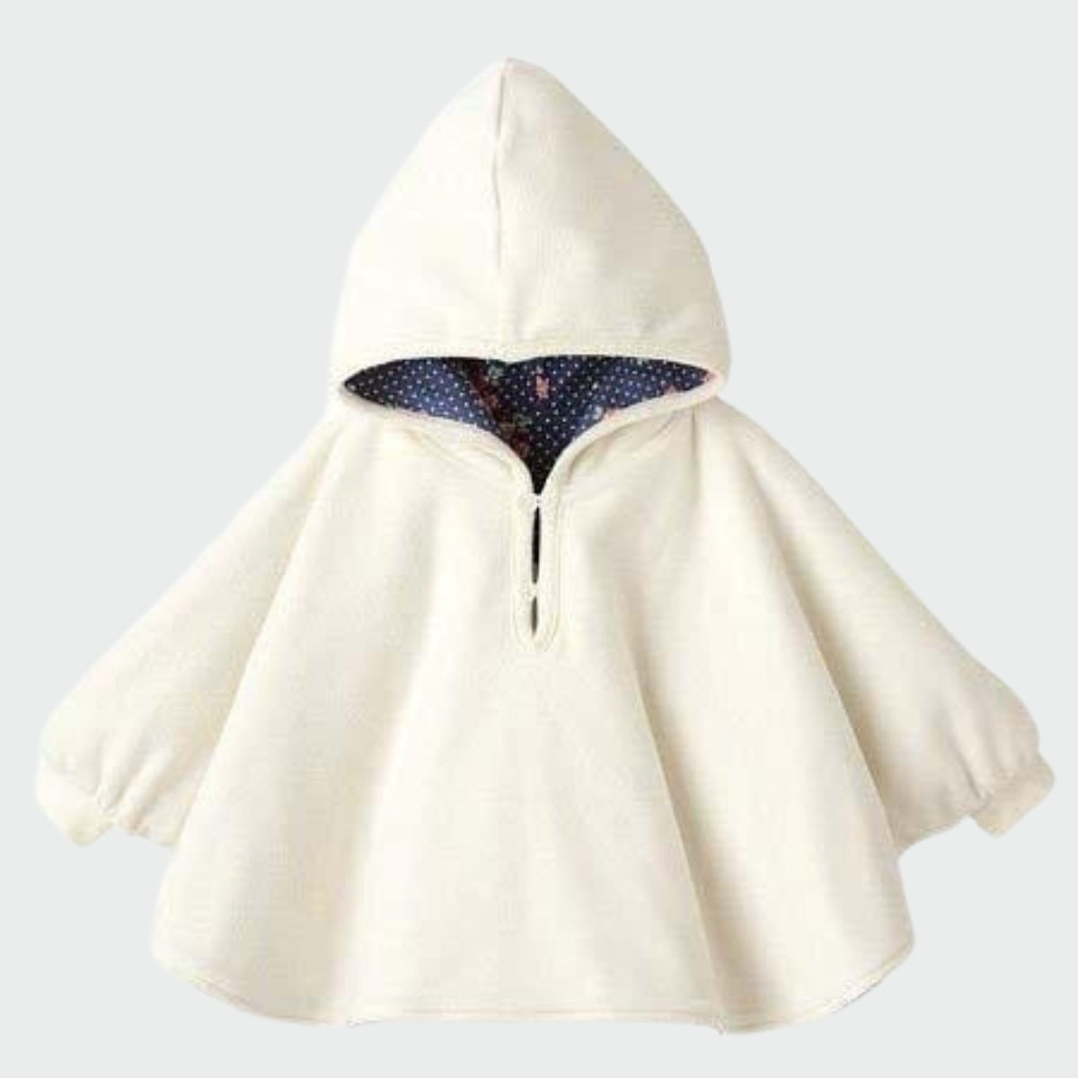 manteau poncho bebe blanc mois jpg