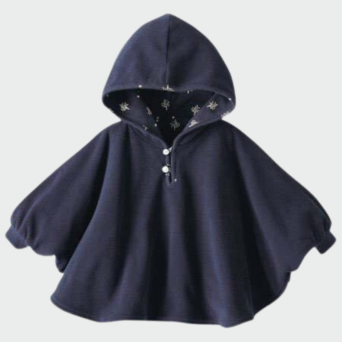 manteau poncho bebe bleu marine mois jpg