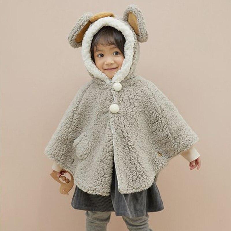 poncho a capuche enfant gris mois jpg