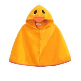 Poncho Coton Bébé Capuche