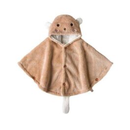 Poncho Hiver-Capuche Bébé