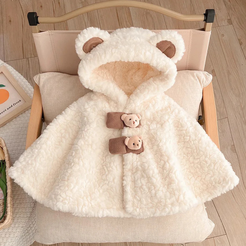 poncho bebe ourson ans png