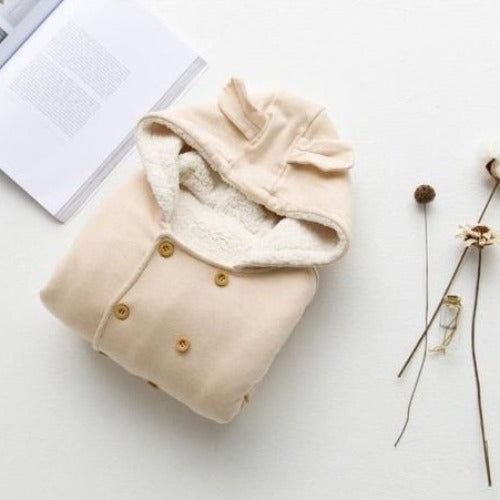 poncho bebe polaire hiver jpg