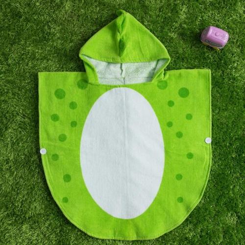 poncho de bain bebe dinosaure jpg