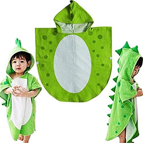 poncho de bain bebe dinosaure jpg