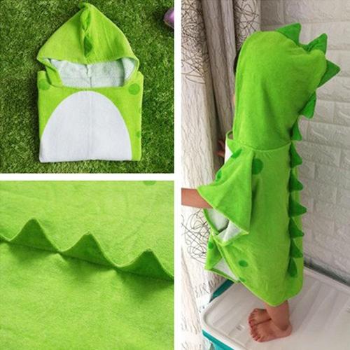 poncho de bain bebe dinosaure jpg