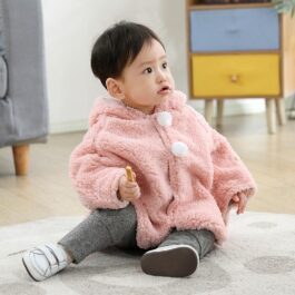 Poncho Fille avec Capuche