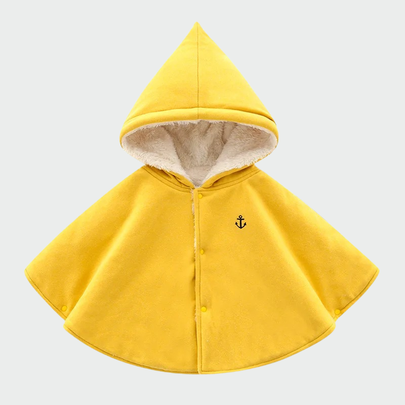 poncho jaune enfant mois png