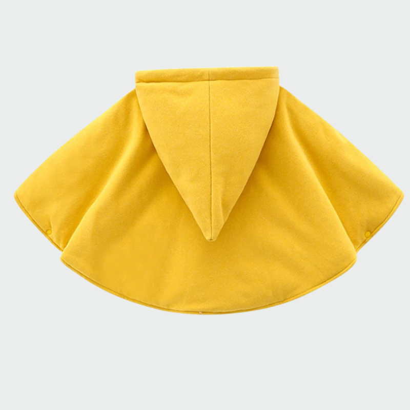 poncho jaune enfant png