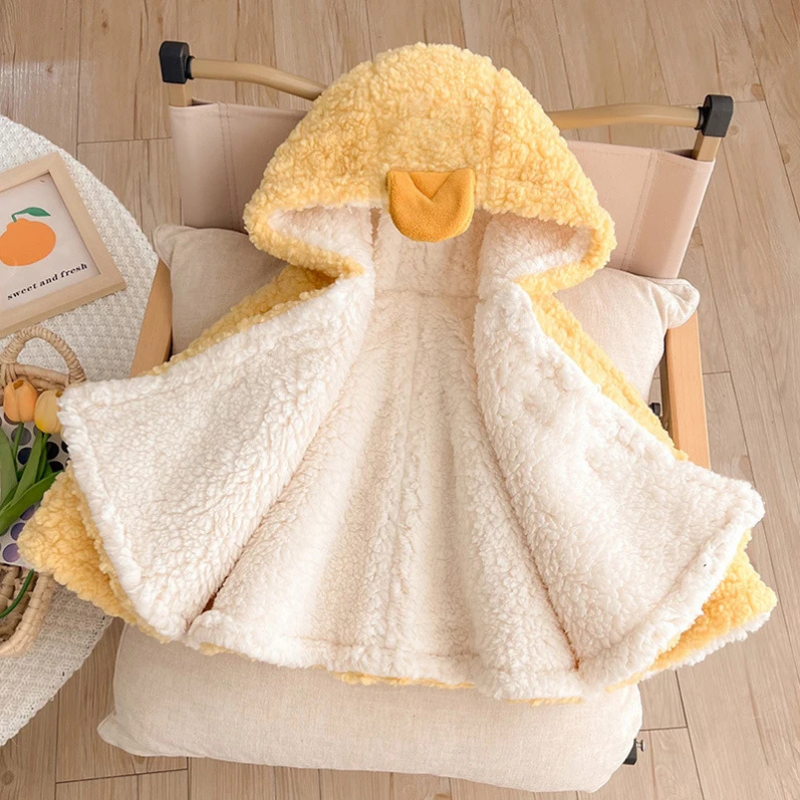 poncho polaire bebe canard ans png