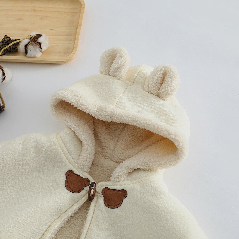poncho polaire enfant hiver jpg
