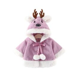 Poncho Renne-Noël Bébé